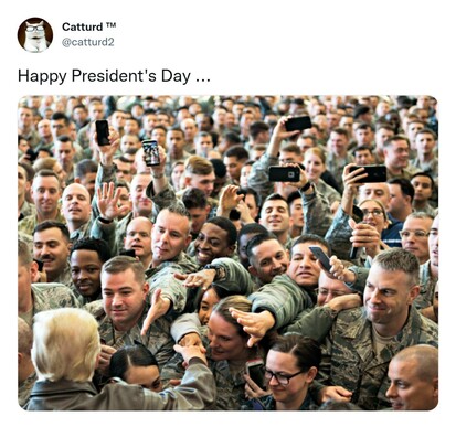 happy presidents dau catturd