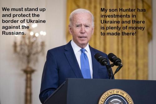 Biden Protect Ukraine Hunter Money There