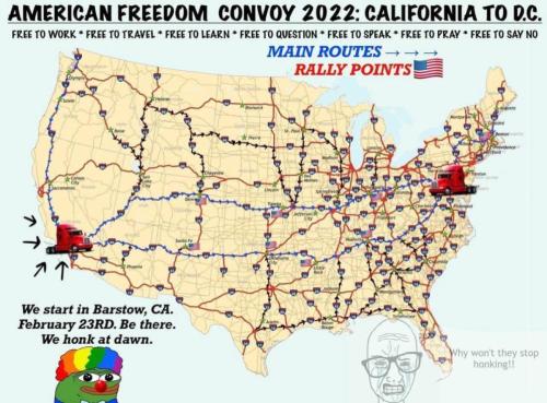 USA convoy 2022