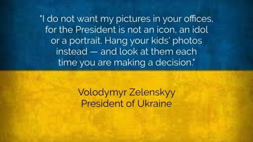Quote of Zelensky