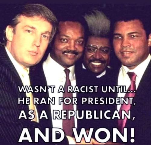 Trump Wasn't Racist Until They Needed Him to Be