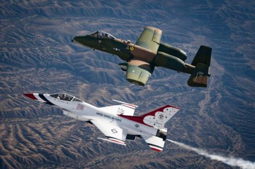 A-10 and F-16
