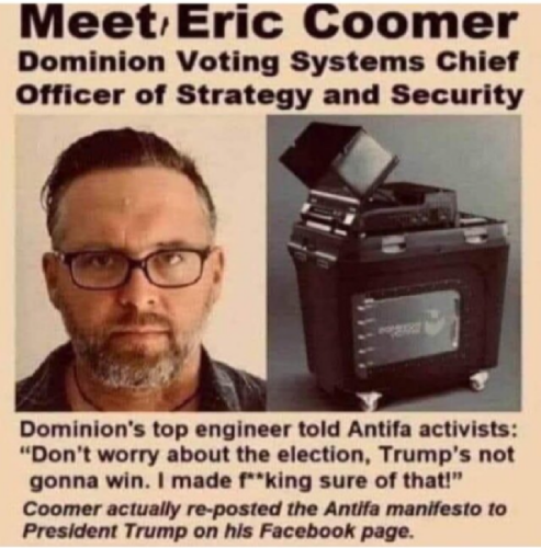 Eric Coomer made sure President Trump lost the election