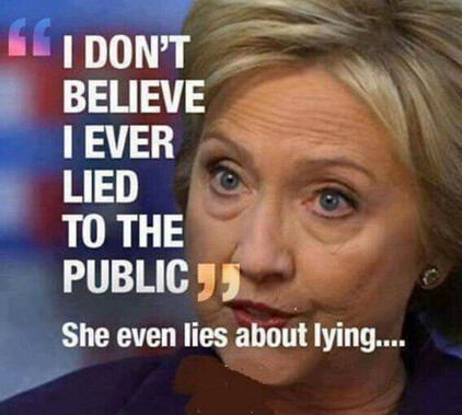 hillary never lied