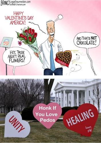 AF Branco Valentines Day And Honk For Pedos
