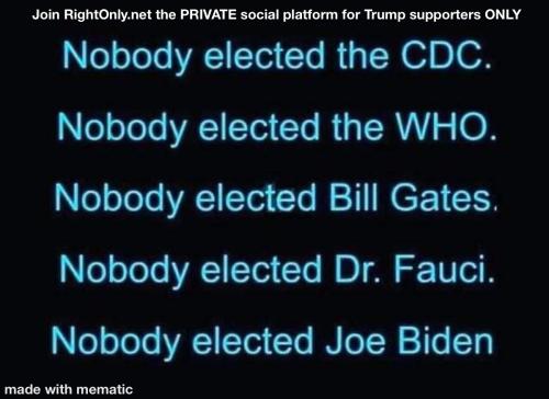 NOBODY ELECTED