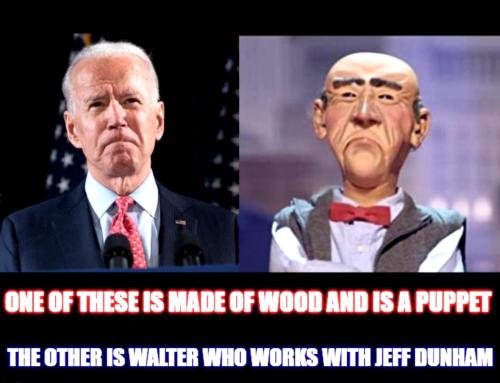 Biden's Wooden Head