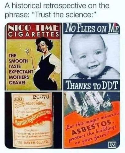 TRUST THE FAKE SCIENCE
