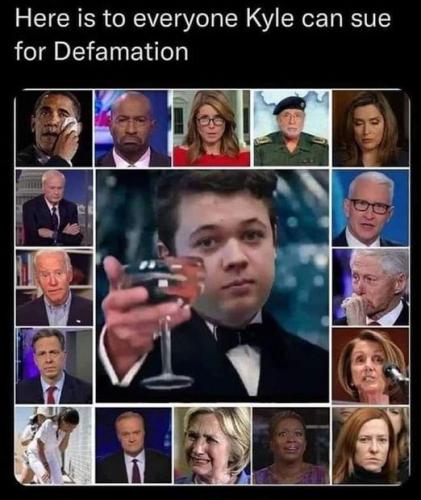 Sue them Kyle for Defamation