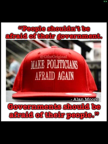 politicians scared of peiole