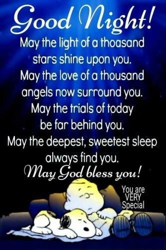 Good Night 23 - May God Bless you