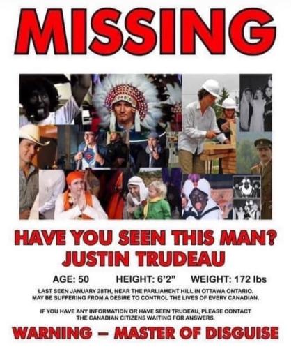 TrudeauMasterDisguiseMissing