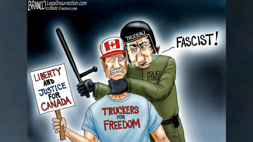 LIBRTY AND JUSTICE FOR CANADA TRUDEAU  2.21.22