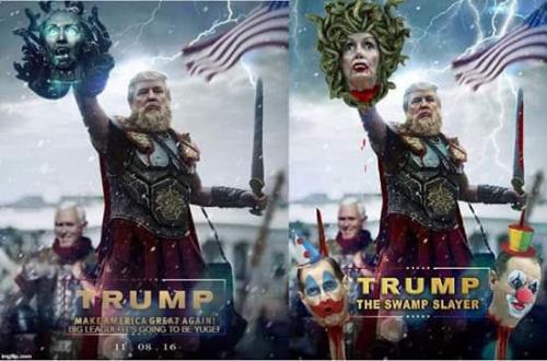 TrumpMedusaClinton2016Pelosi2020