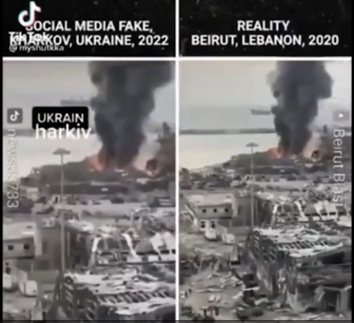 fake bombing in ukraine