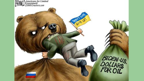 UKRAINE DON'T GIVE UP BIDEN-US DOLLARS RUSSIAN OIL