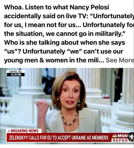 Pelosi ~Unfortunately for Us~