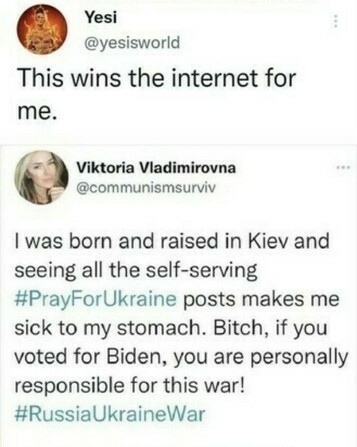 Yesi this one wins the internet