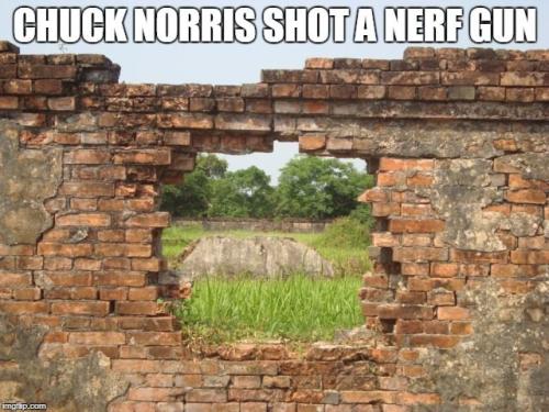 Chuck Norris Nerf gun