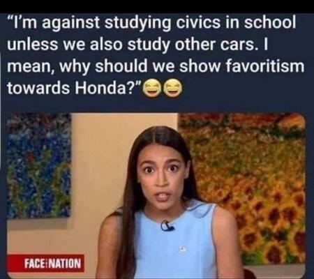 aoc loves hondas