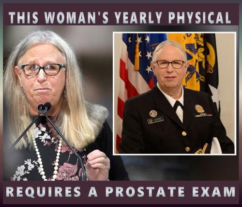 This Womans yearly physical requires a prostate exam