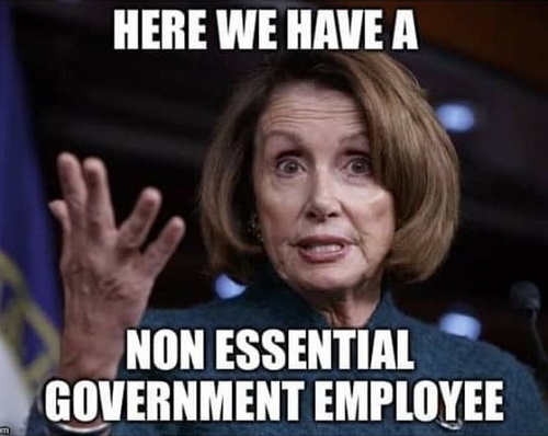 nancy-pelosi-here-we-have-non-essential-government-employee