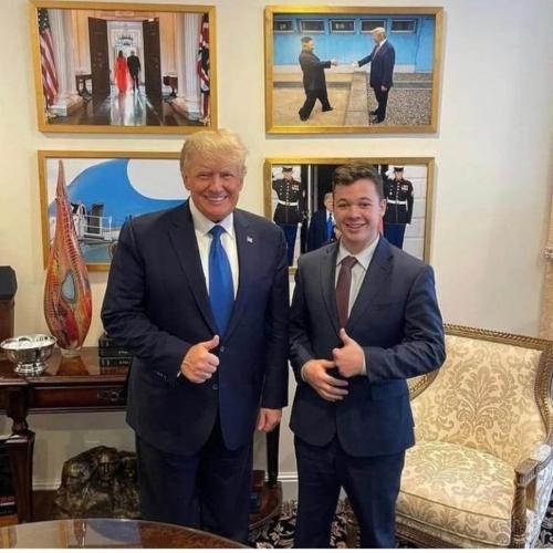 Trump and Kyle 11.23.2021