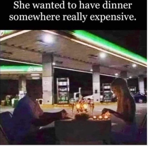 expensive dinner