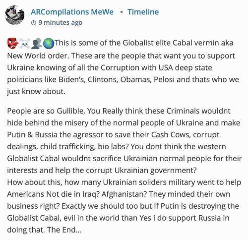 Globalist Cabal Shit heads