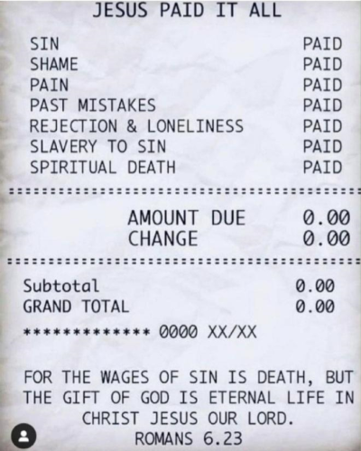 Jesus Paid It All