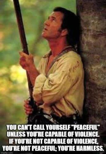 Peaceful - Or harmless