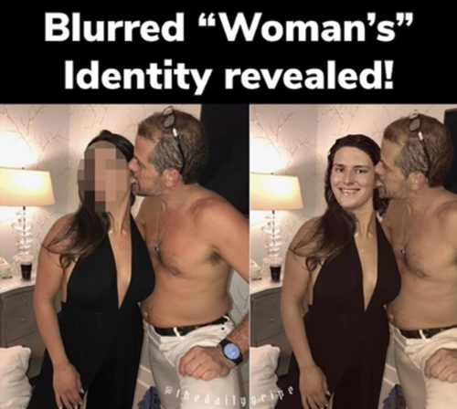 M blurred