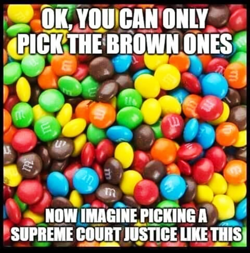 M brown