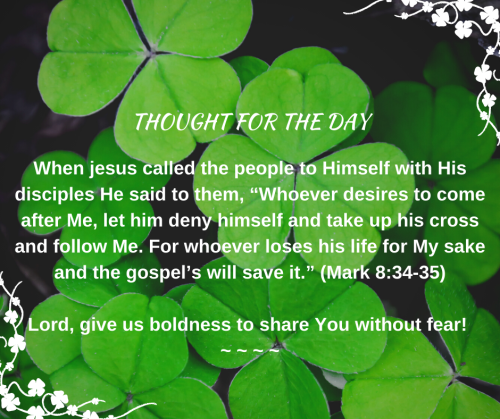 FB THOUGHT FOR THE DAY 3-17-22