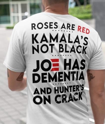 Roses are red and Kamalas not black