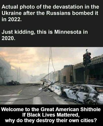 Russian Bombing in Ukraine Minnesota