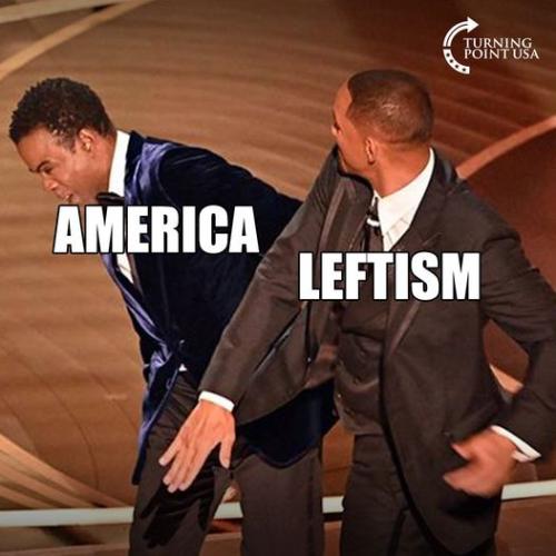 AmericaSlappedByLeftism