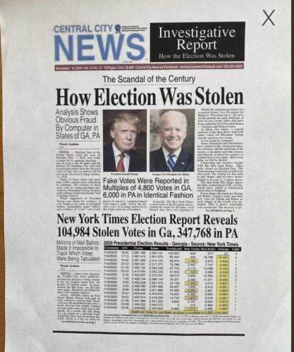 How election was stolen