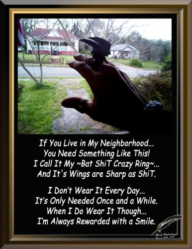 Bat ShiT Crazy Ring