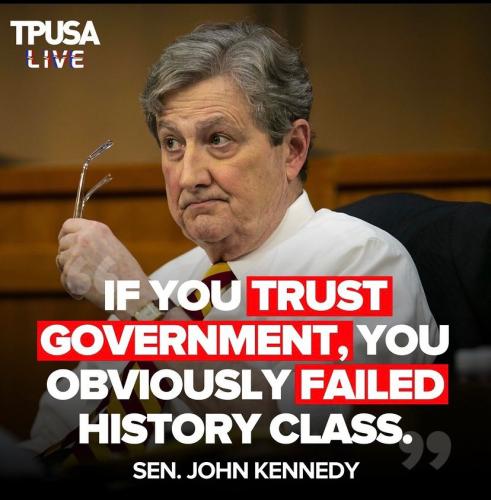 IF YOU TRUST GOVERNMENT
