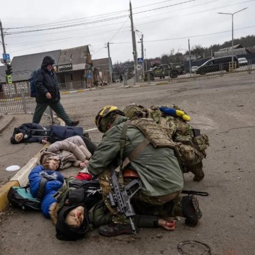 Shot by Putin in Irpin