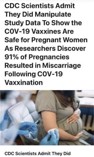 CDC data pregnant