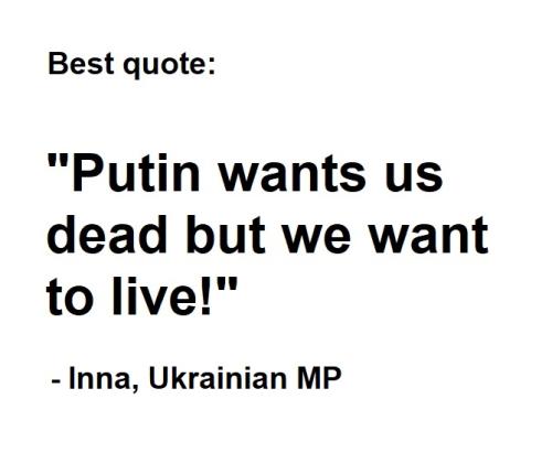 Best Quote of Ukraine War