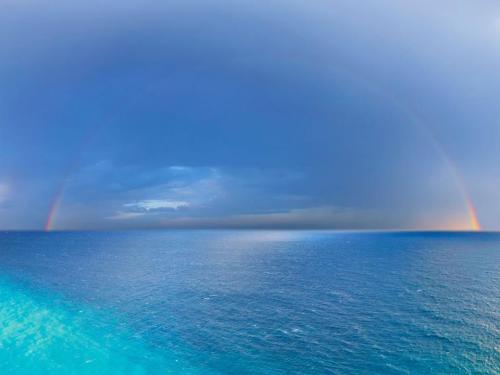 water rainbow