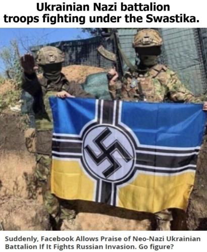 Suddenly Facebook Allows Praise of Neo Nazi Ukrainian Battalion