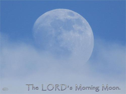 The LORD's Morning Moon