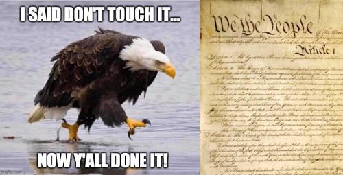 I SAID DON'T TOUCH IT