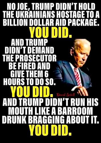 Biden's Baroom Bragging
