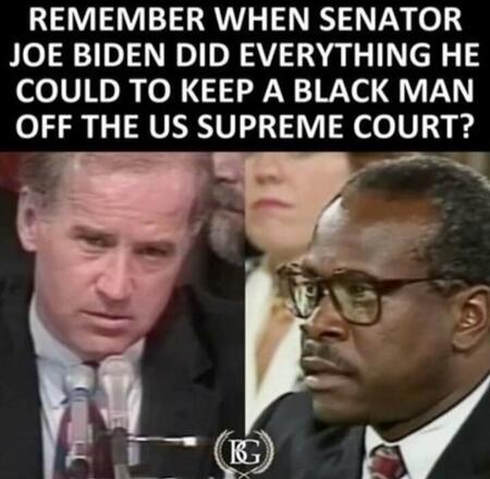 biden votes against thomas