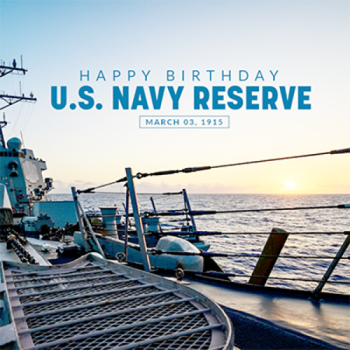 US Navy Reserve birthday